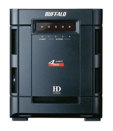 BUFFALO 4UNIT RAID(HD-QS1.0TSU2/R5)改 BUFFALO 4UNIT RAID(HD-QS1.0TSU2/R5)改の通販 by zaper｜ラクマ